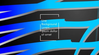 Soyut dalga arka plan mavi degrade ile