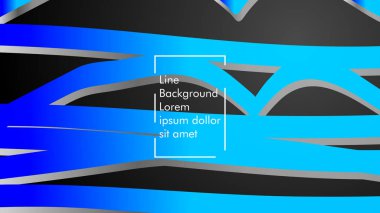 Soyut dalga arka plan mavi degrade ile