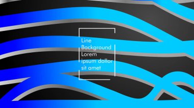 Soyut dalga arka plan mavi degrade ile