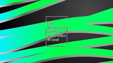 Soyut dalga geçmiş ile yeşil degrade