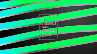 Soyut dalga geçmiş ile yeşil degrade