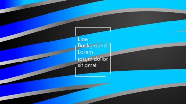 Soyut dalga arka plan mavi degrade ile