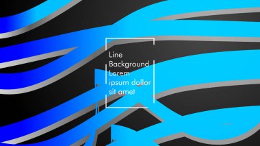 Soyut dalga arka plan mavi degrade ile