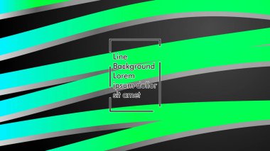 Soyut dalga geçmiş ile yeşil degrade