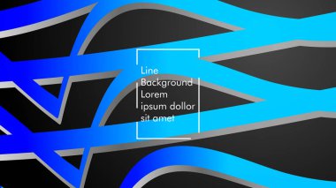 Soyut dalga arka plan mavi degrade ile