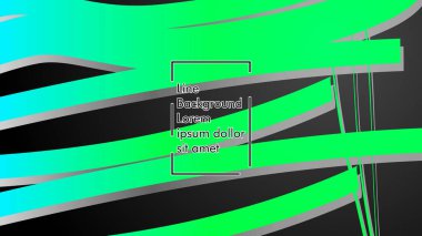 Soyut dalga geçmiş ile yeşil degrade