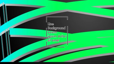 Soyut dalga geçmiş ile yeşil degrade