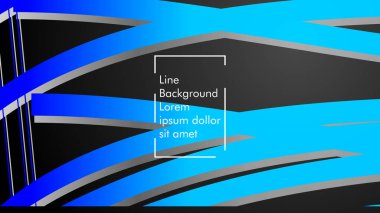 Soyut dalga arka plan mavi degrade ile