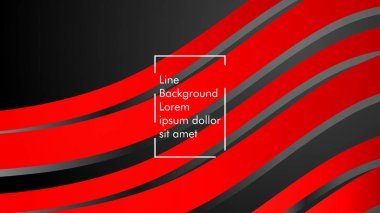 Dalgalı arka plan, kırmızı renkli ve siyah arka plan