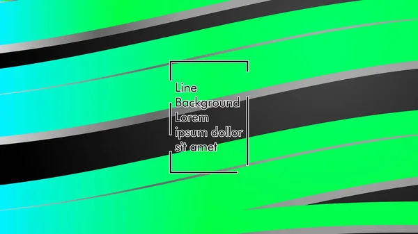 Fondo Onda Abstracta Con Gradiente Verde — Vector de stock