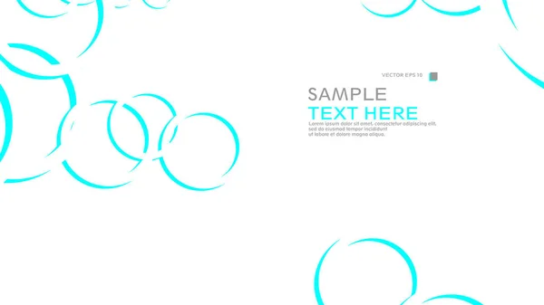 Abstract Background Circles Vector Illustration — Stock Vector