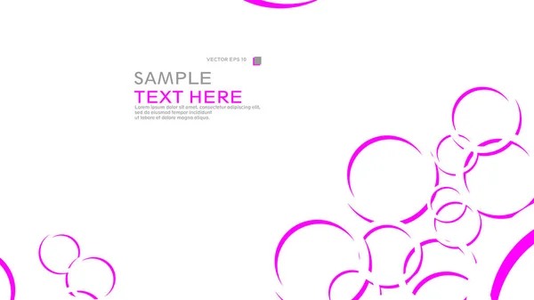 Abstract Background Circles Vector Illustration — Stock Vector