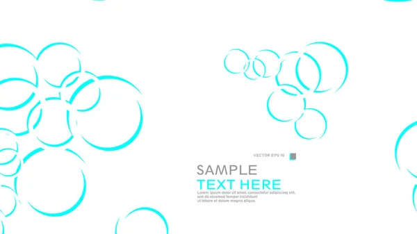 Abstract Background Circles Vector Illustration — Stock Vector