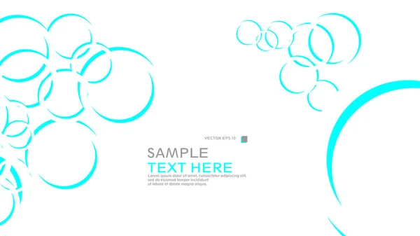 Abstract Background Circles Vector Illustration — Stock Vector