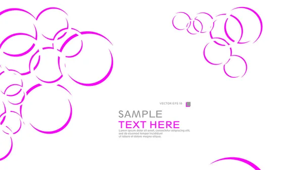 Abstract Background Circles Vector Illustration — Stock Vector