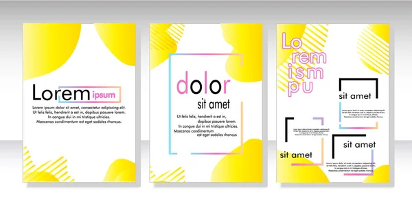 Dynamiska Stil Banner Design Med Flytande Gradient Element Kreativ Illustration — Stock vektor