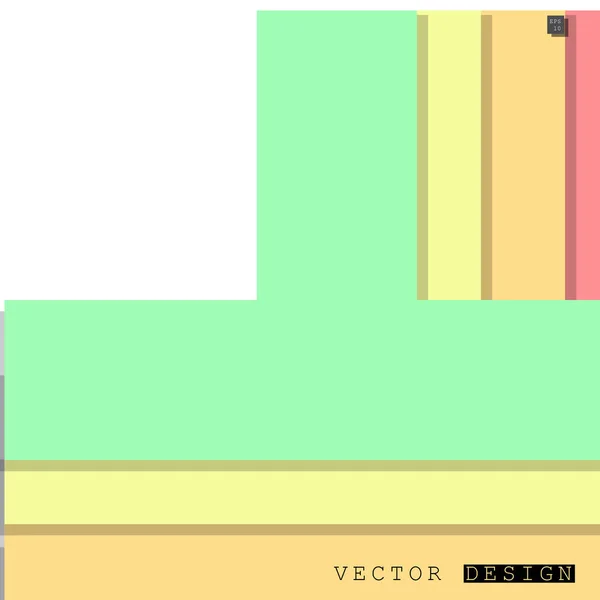 Abstraktes Vektordesign Mit Einem Hintergrund Aus Bunten Linienmustern Vektordesign — Stockvektor