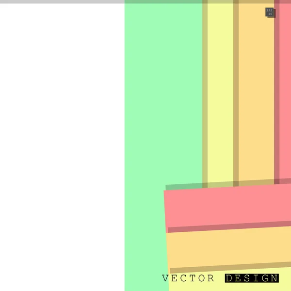 Abstraktes Vektordesign Mit Einem Hintergrund Aus Bunten Linienmustern Vektordesign — Stockvektor