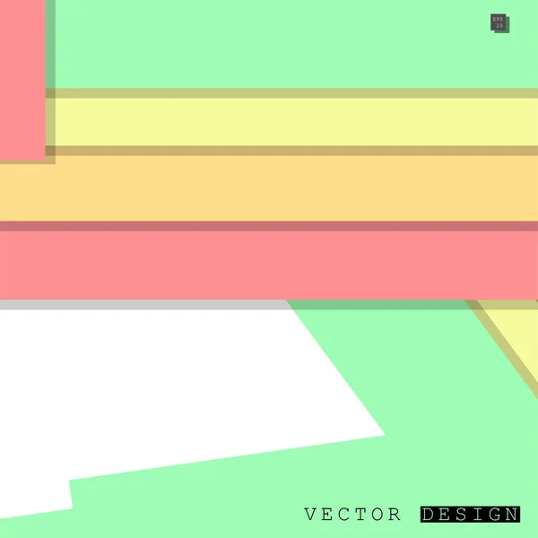 Abstraktes Vektordesign Mit Einem Hintergrund Aus Bunten Linienmustern Vektordesign — Stockvektor