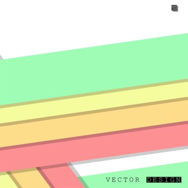 Renkli çizgi desenleri, vektör tasarımı bir arka plan ile soyut vektör tasarımı
