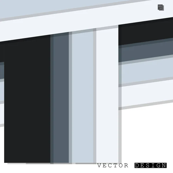 Conception Vectorielle Abstraite Avec Fond Motifs Lignes Colorées Conception Vectorielle — Image vectorielle