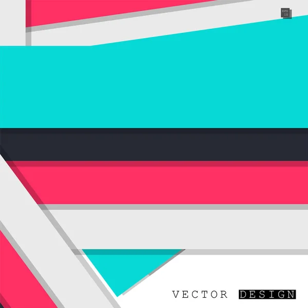 Diseño Vectorial Abstracto Con Fondo Patrones Línea Coloridos Diseño Vectorial — Archivo Imágenes Vectoriales