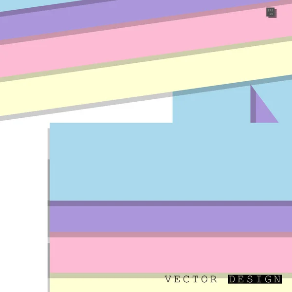 Abstraktes Vektordesign Mit Einem Hintergrund Aus Bunten Linienmustern Vektordesign — Stockvektor
