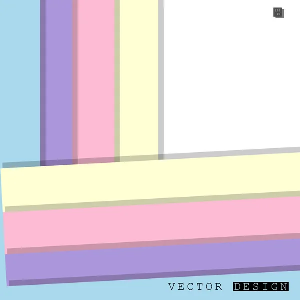 Abstraktes Vektordesign Mit Einem Hintergrund Aus Bunten Linienmustern Vektordesign — Stockvektor