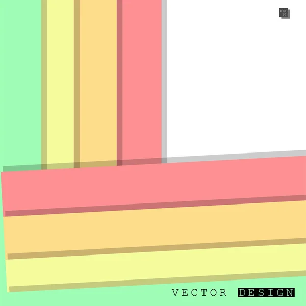 Abstraktes Vektordesign Mit Einem Hintergrund Aus Bunten Linienmustern Vektordesign — Stockvektor