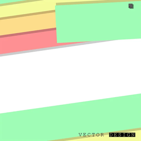 Abstraktes Vektordesign Mit Einem Hintergrund Aus Bunten Linienmustern Vektordesign — Stockvektor