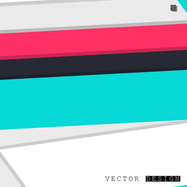 Diseño Vectorial Abstracto Con Fondo Patrones Línea Coloridos Diseño Vectorial — Vector de stock