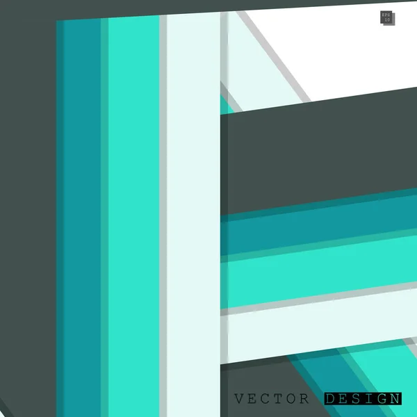 Abstraktes Vektordesign Mit Einem Hintergrund Aus Bunten Linienmustern Vektordesign — Stockvektor