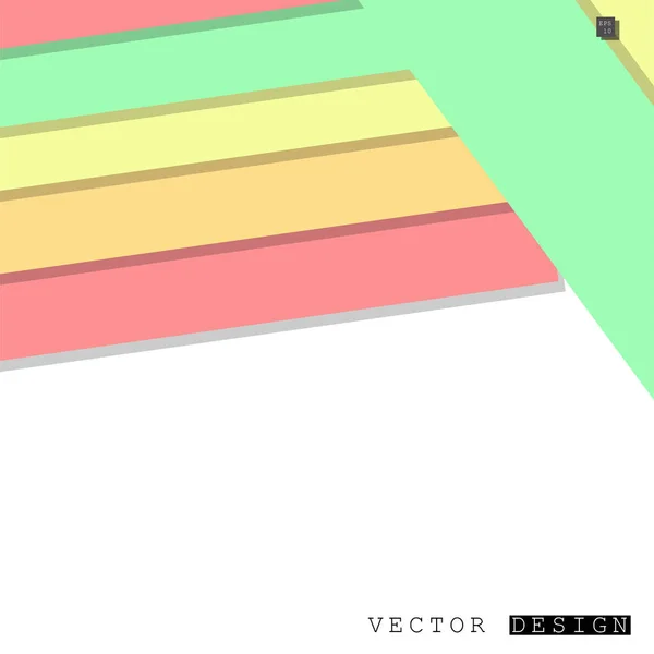 Abstraktes Vektordesign Mit Einem Hintergrund Aus Bunten Linienmustern Vektordesign — Stockvektor