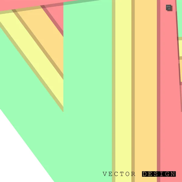 Diseño Vectorial Abstracto Con Fondo Patrones Línea Coloridos Diseño Vectorial — Vector de stock