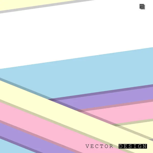 Abstraktes Vektordesign Mit Einem Hintergrund Aus Bunten Linienmustern Vektordesign — Stockvektor