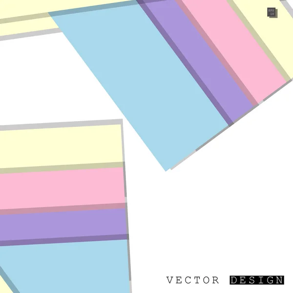 Abstraktes Vektordesign Mit Einem Hintergrund Aus Bunten Linienmustern Vektordesign — Stockvektor