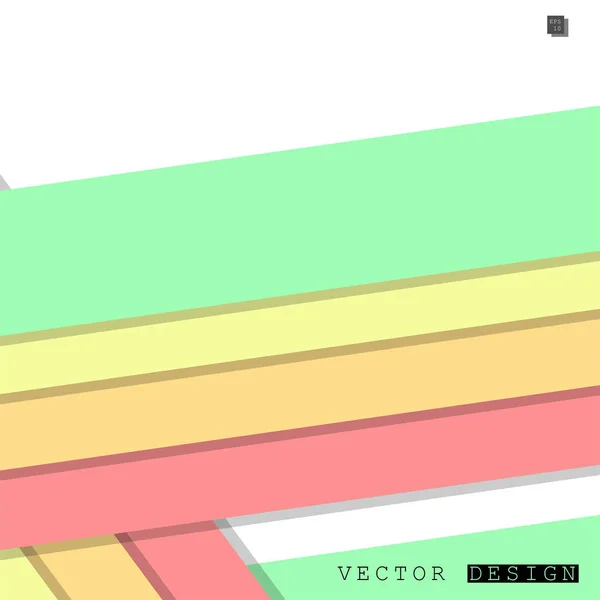 Abstraktes Vektordesign Mit Einem Hintergrund Aus Bunten Linienmustern Vektordesign — Stockvektor