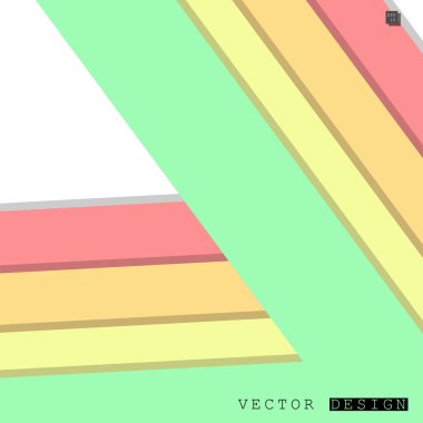 Renkli çizgi desenleri, vektör tasarımı bir arka plan ile soyut vektör tasarımı