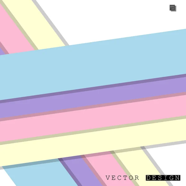 Diseño Vectorial Abstracto Con Fondo Patrones Línea Coloridos Diseño Vectorial — Vector de stock