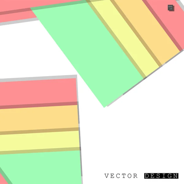 Abstraktes Vektordesign Mit Einem Hintergrund Aus Bunten Linienmustern Vektordesign — Stockvektor