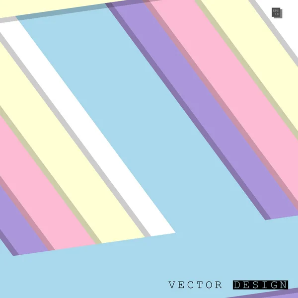 Design Vetorial Abstrato Com Fundo Padrões Linha Coloridos Design Vetorial —  Vetores de Stock
