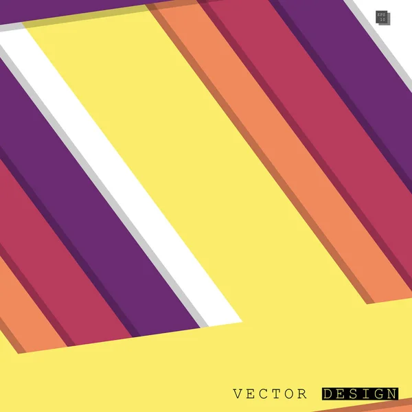 Design Vetorial Abstrato Com Fundo Padrões Linha Coloridos Design Vetorial — Vetor de Stock