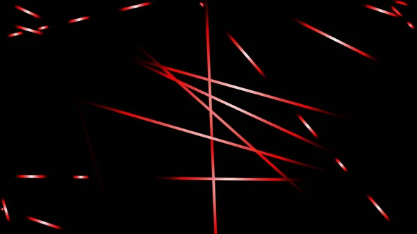 Illustration Vectorielle Abstraite Lignes Lumineuses Fond Couleur Rouge — Image vectorielle