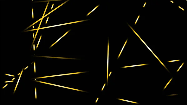 Abstraktní Vektorová Ilustrace Pozadí Světelné Linky Barevné Zlato — Stockový vektor