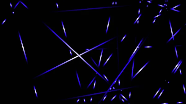 Illustration Vectorielle Abstraite Lignes Lumineuses Fond Couleur Bleu — Image vectorielle