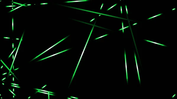 Abstract Vector Illustratie Achtergrond Lichtlijnen Kleur Groen — Stockvector