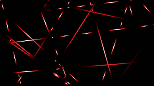 Illustration Vectorielle Abstraite Lignes Lumineuses Fond Couleur Rouge — Image vectorielle