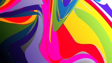 Renkli vektör gökkuşağı Ebru doku, suluboya arka plan