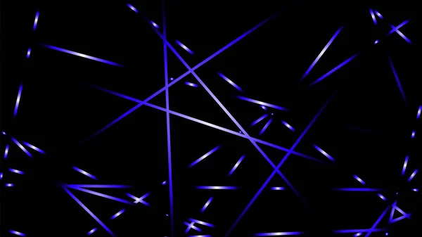 Illustration Vectorielle Abstraite Lignes Lumineuses Fond Couleur Bleu — Image vectorielle