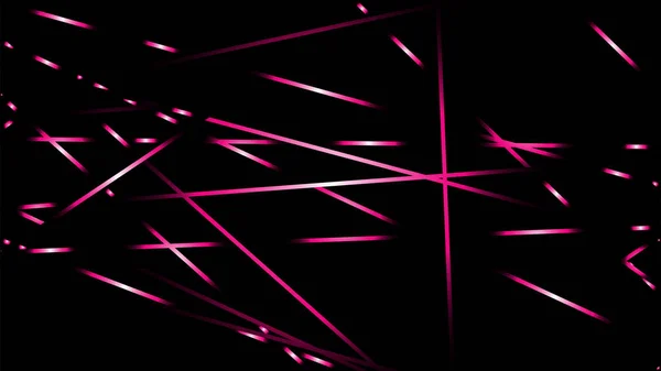 Illustration Vectorielle Abstraite Lignes Lumineuses Fond Couleur Rose — Image vectorielle